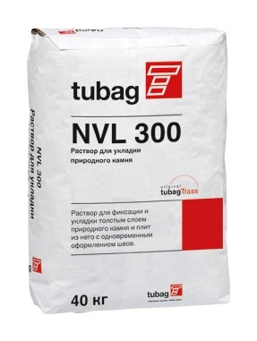 Раствор для укладки природного камня NVL300 40кг Quick-mix