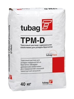 Трассовый раствор с дренажными свойствами TPM-D04 40кг Quick-mix