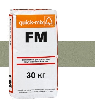 Цветная смесь для заделки швов горошково-зеленая FM 30кг Quick-mix
