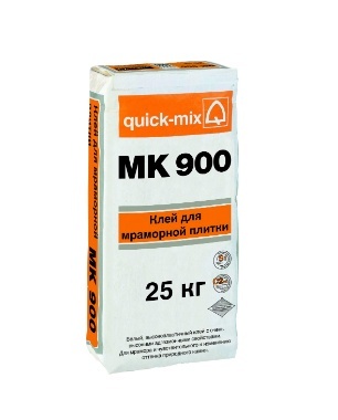 Клей для мраморной плитки MK 900 25кг Quick-mix