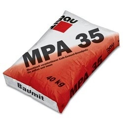 Известково-цементная штукатурка MPA 35 25кг Baumit