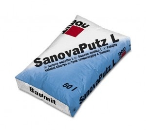 Санирующая штукатурка L (для ручного нанесения) SanovaPutz L 40л Baumit 