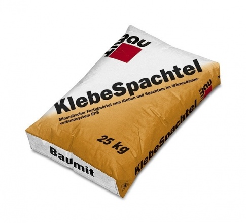Клей для приклеивания утеплителя и нанесения армирующего слоя KlebeSpachtel 25кг Baumit