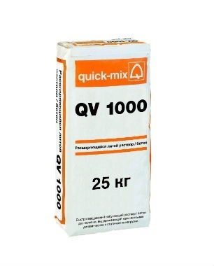 Расширяющийся литой раствор QV 1000-4 25кг Quick-mix